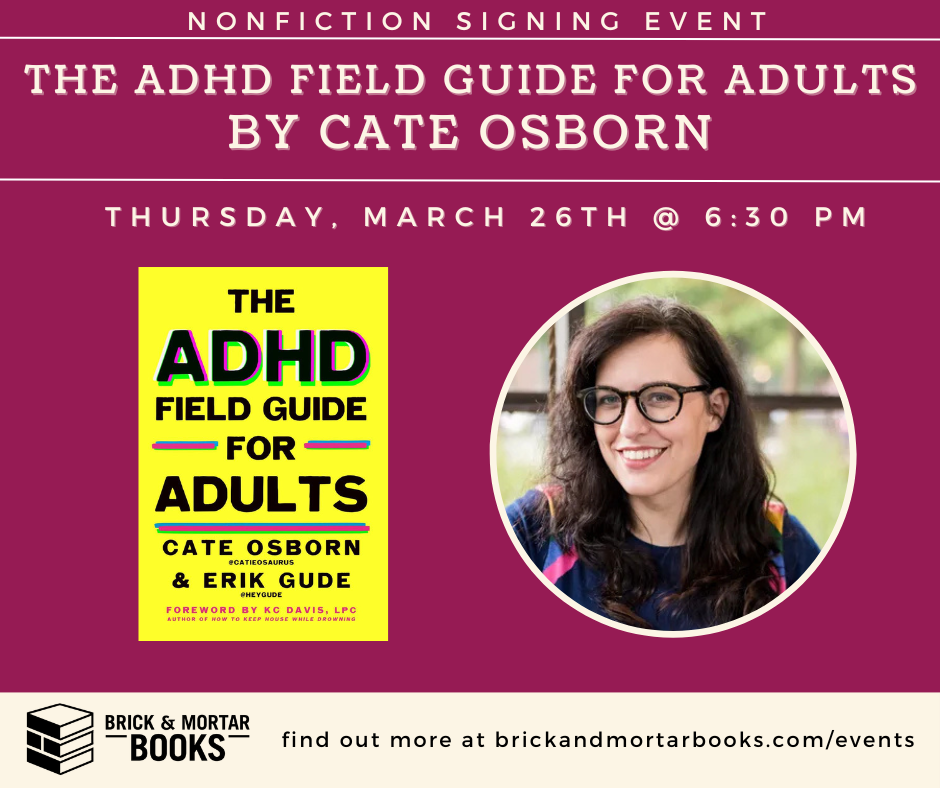 Sale fromBrick & Mortar Books: Signing and meet-and-greet: Cate Osborn