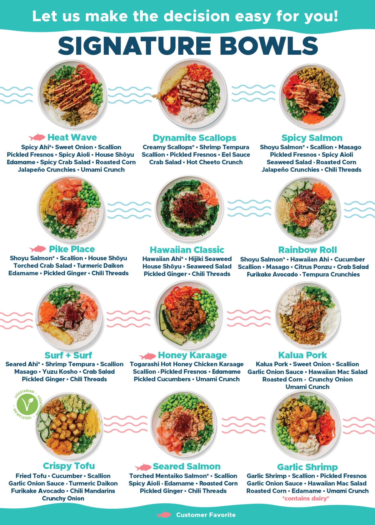 Sale fromJust Poké: Chef-Curated Signature Bowls