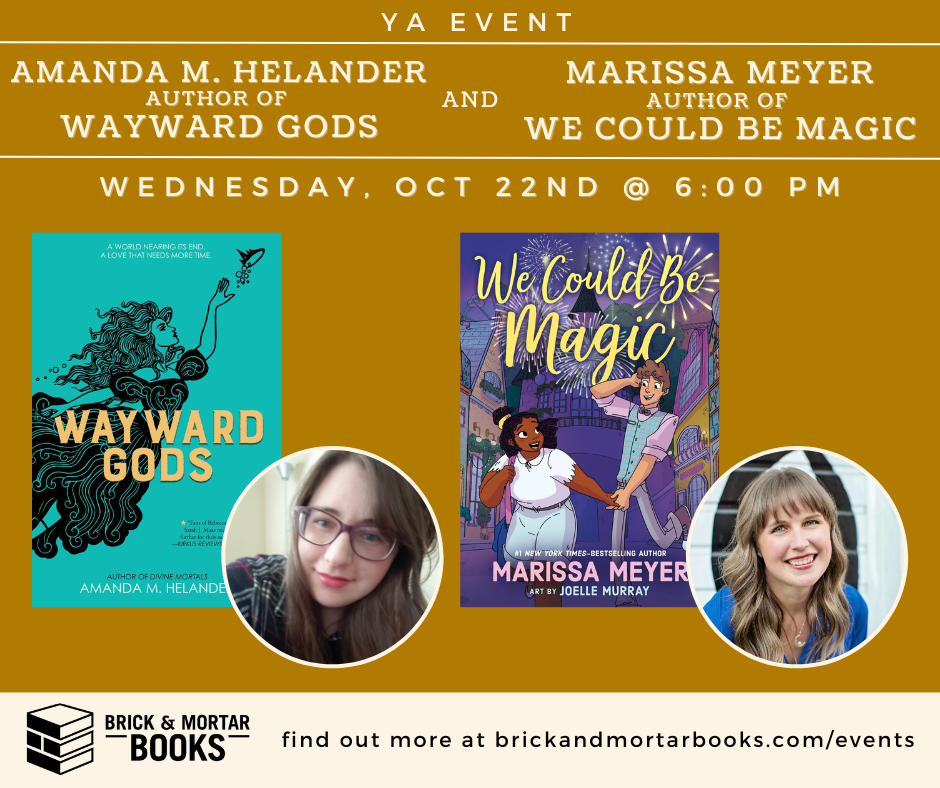 Sale fromBrick & Mortar Books: Amanda M. Helander and Marissa Meyer