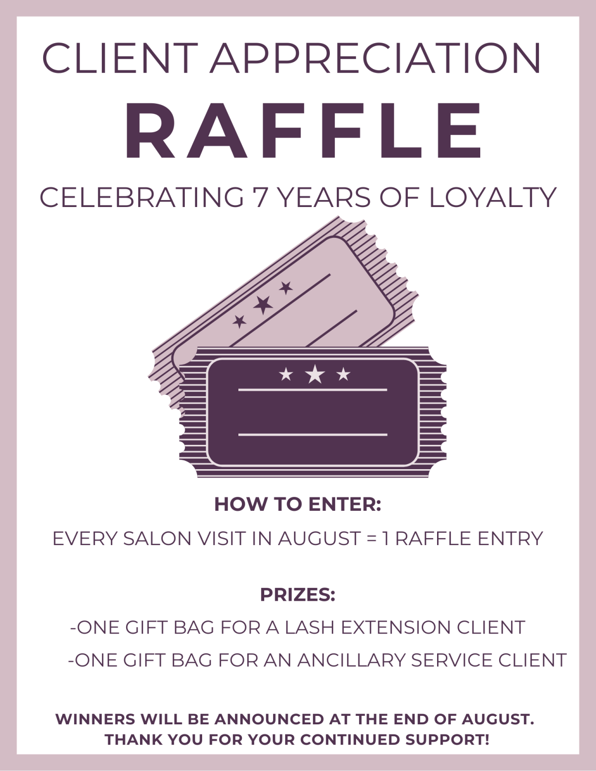 Sale fromThe Lash Lounge: Celebrating our 7 Year Anniversary