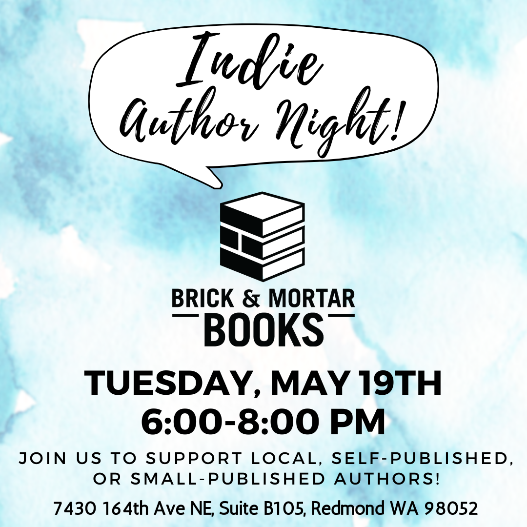 Sale fromBrick & Mortar Books: Indie Author Night 2026