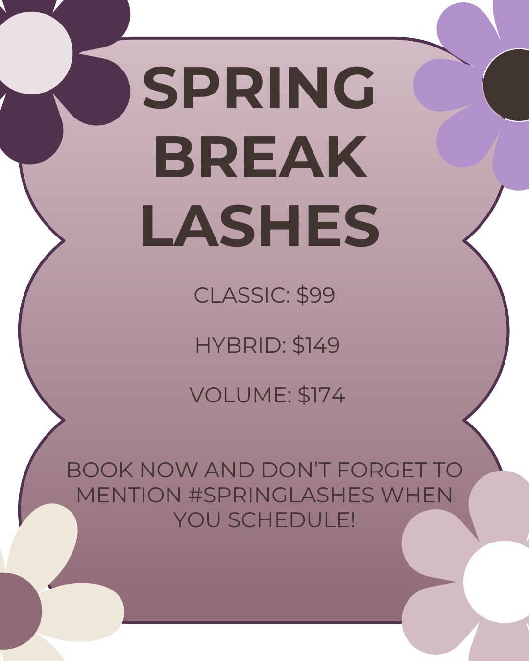 Sale fromThe Lash Lounge: Spring Break Lashes