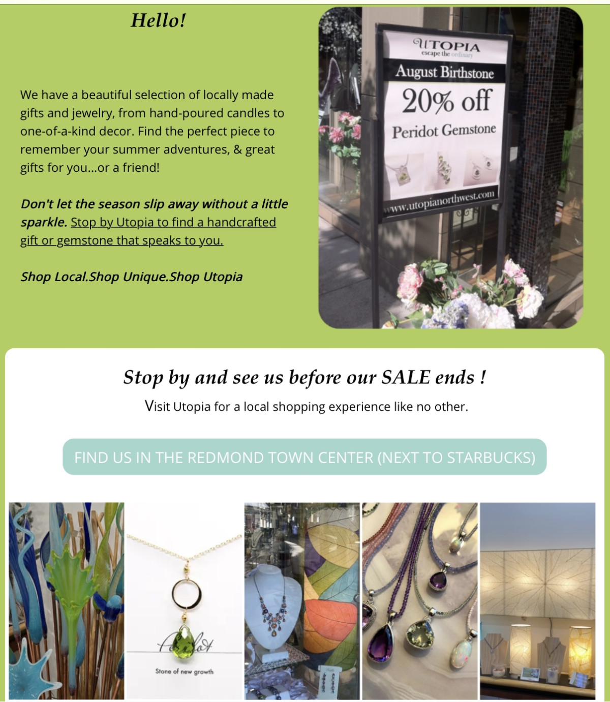 Sale fromUtopia: Utopia Sale !