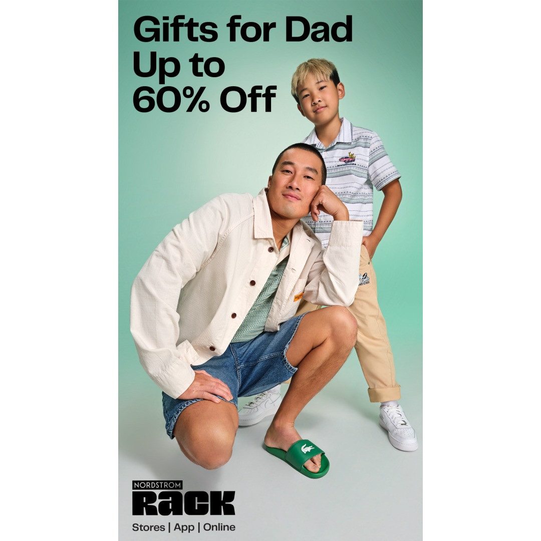 Sale fromNordstrom Rack: Father’s Day Gifts Up to 60% Off