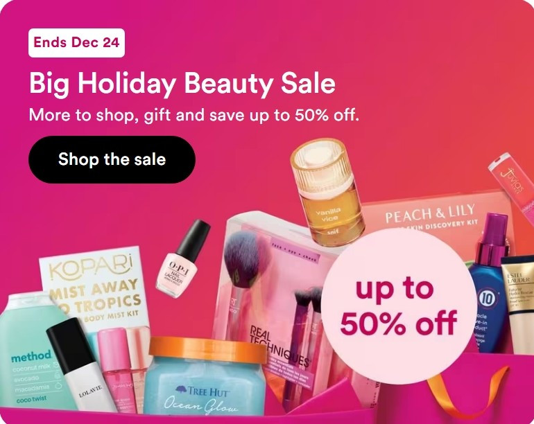 Sale fromUlta Beauty: Holiday Beauty Sale