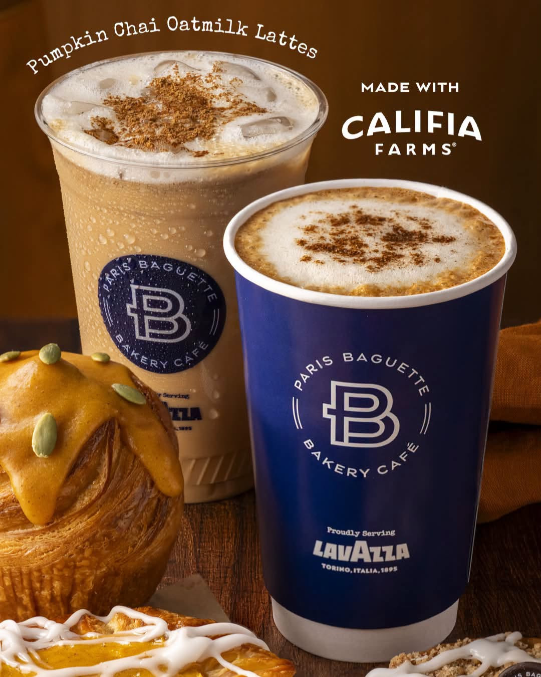 Pumpkin Chai Oatmilk Lattes