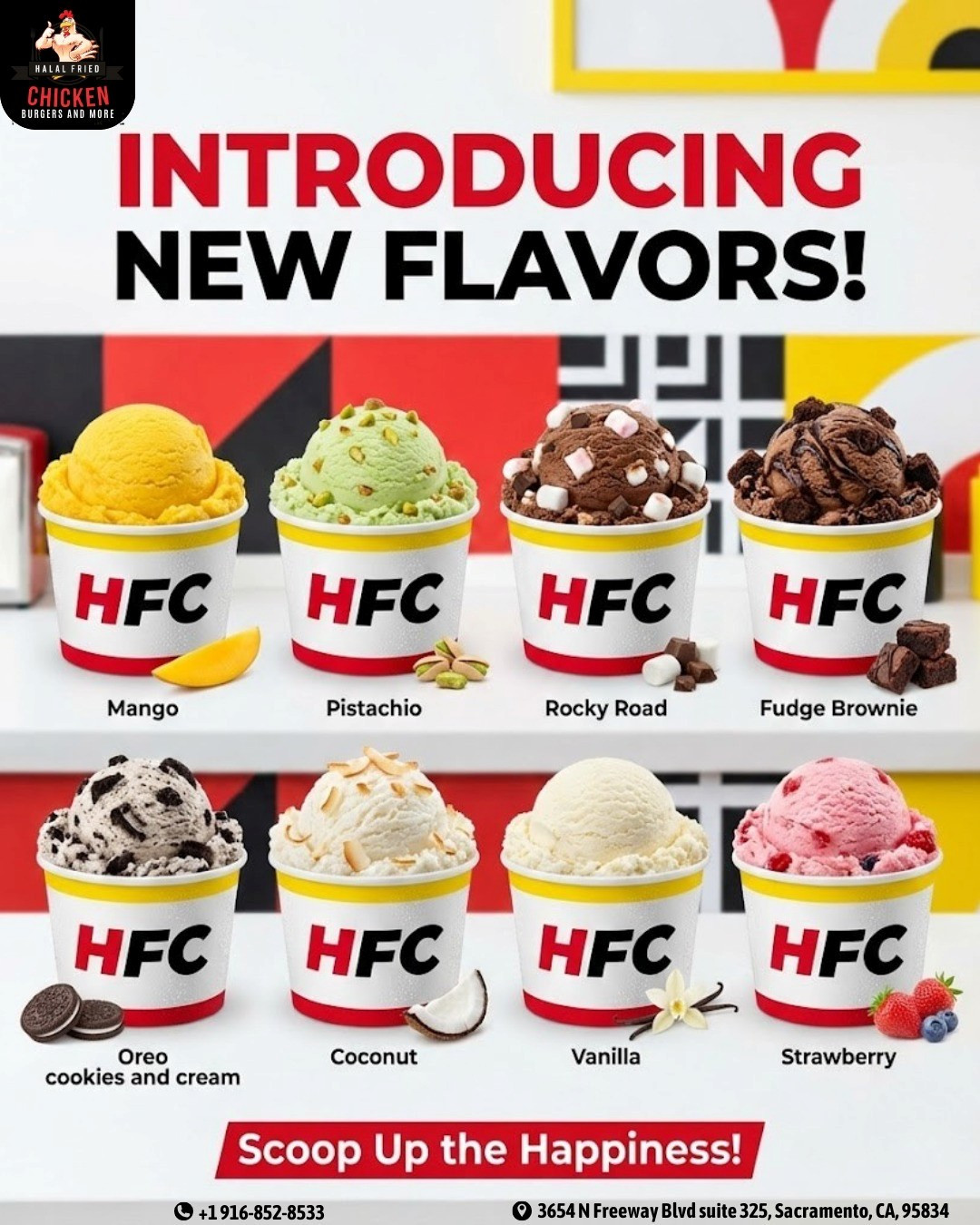 Sale fromHalal Fried Chicken: Scoop Up the Happiness