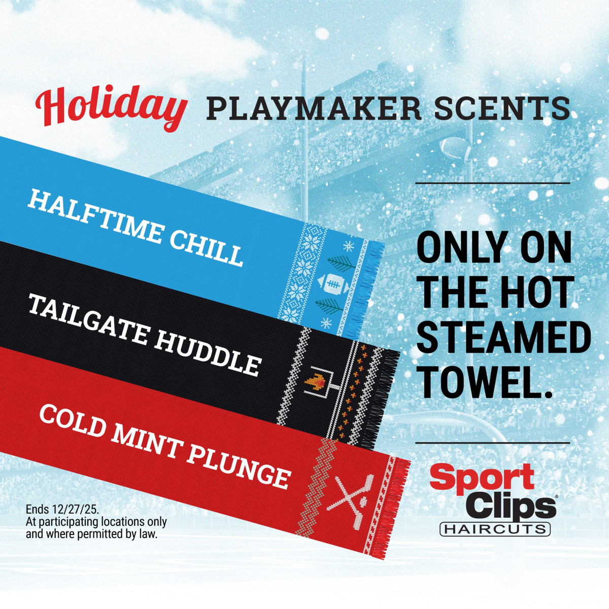 Sale fromSport Clips: Holiday Playmaker Scents