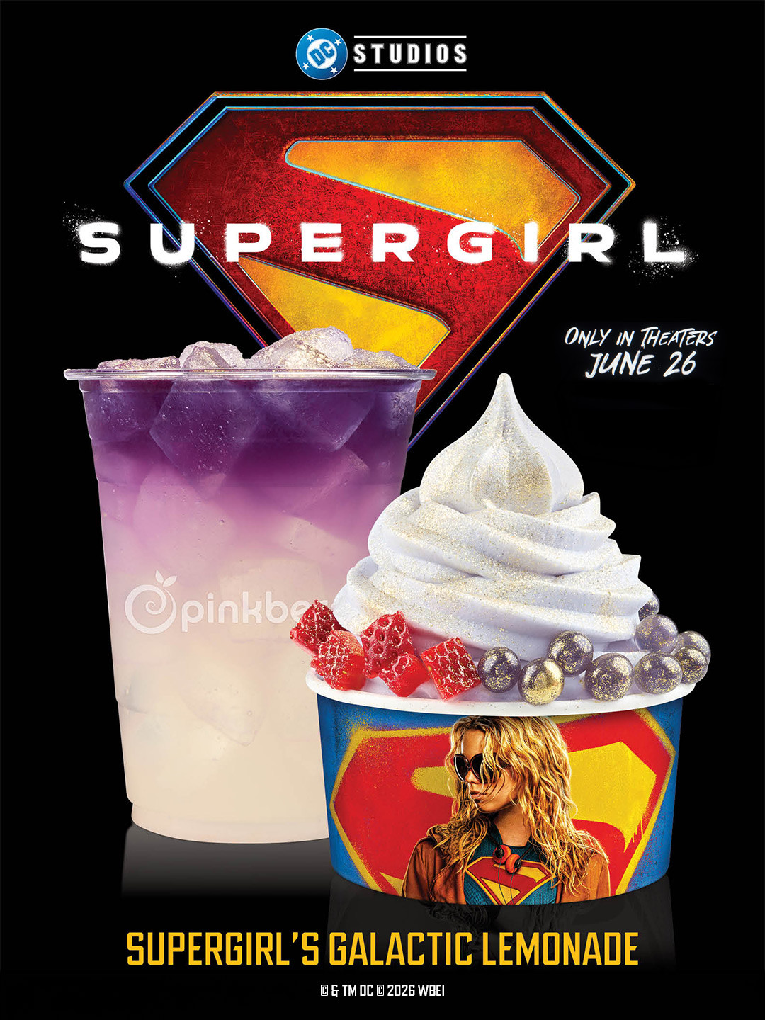 Sale fromPinkberry: Supergirl's Galactic Lemonade