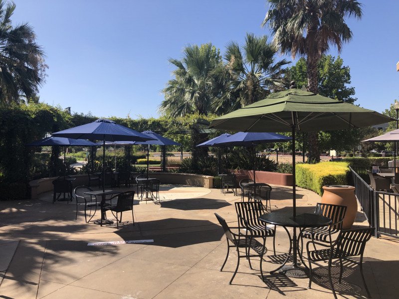 New Shaded Patio open for beer and sandwiches!