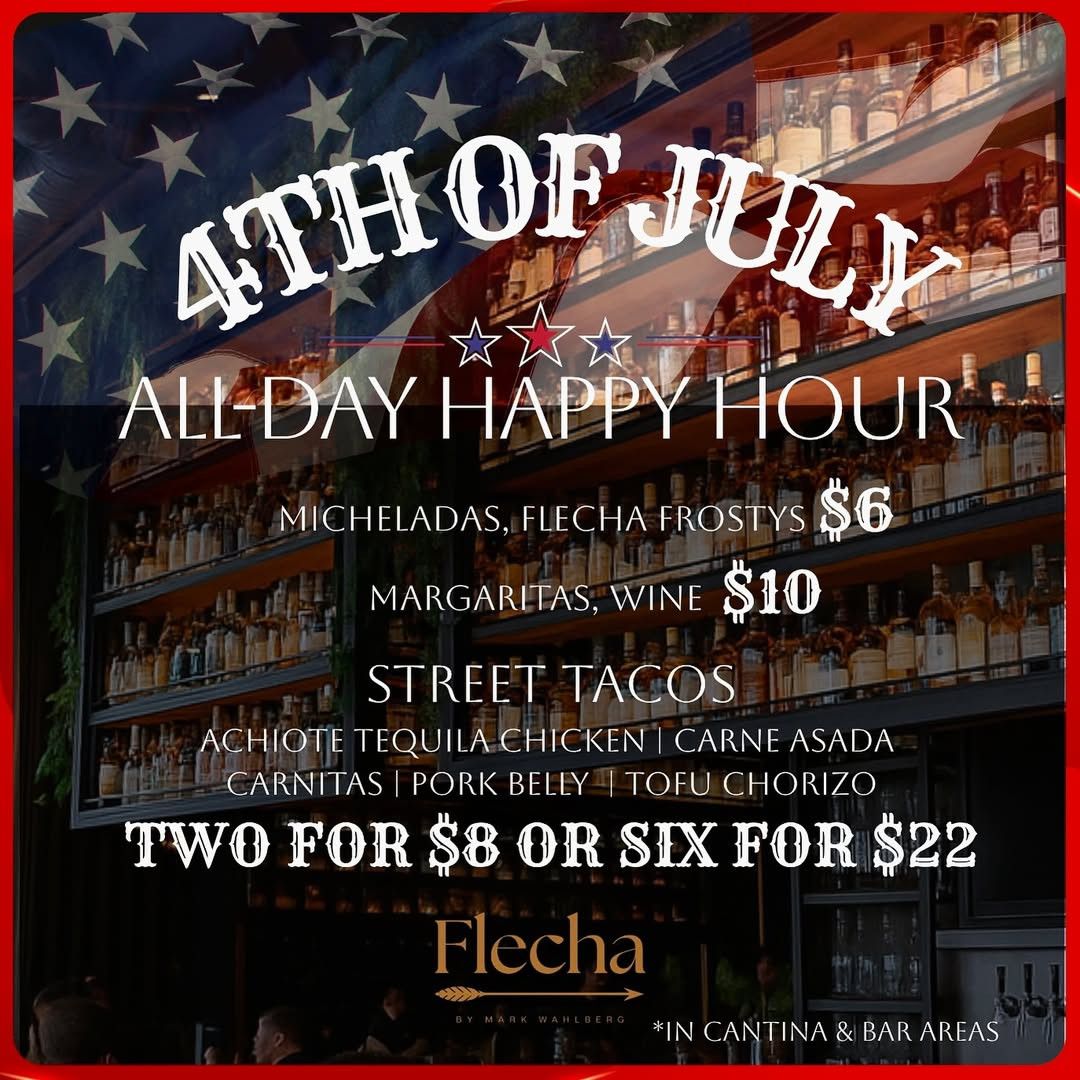 Sale fromFlecha by Mark Wahlberg: 4th of July Specials