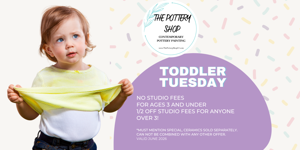 Sale fromThe Pottery Shop: Toddler Tuesdays