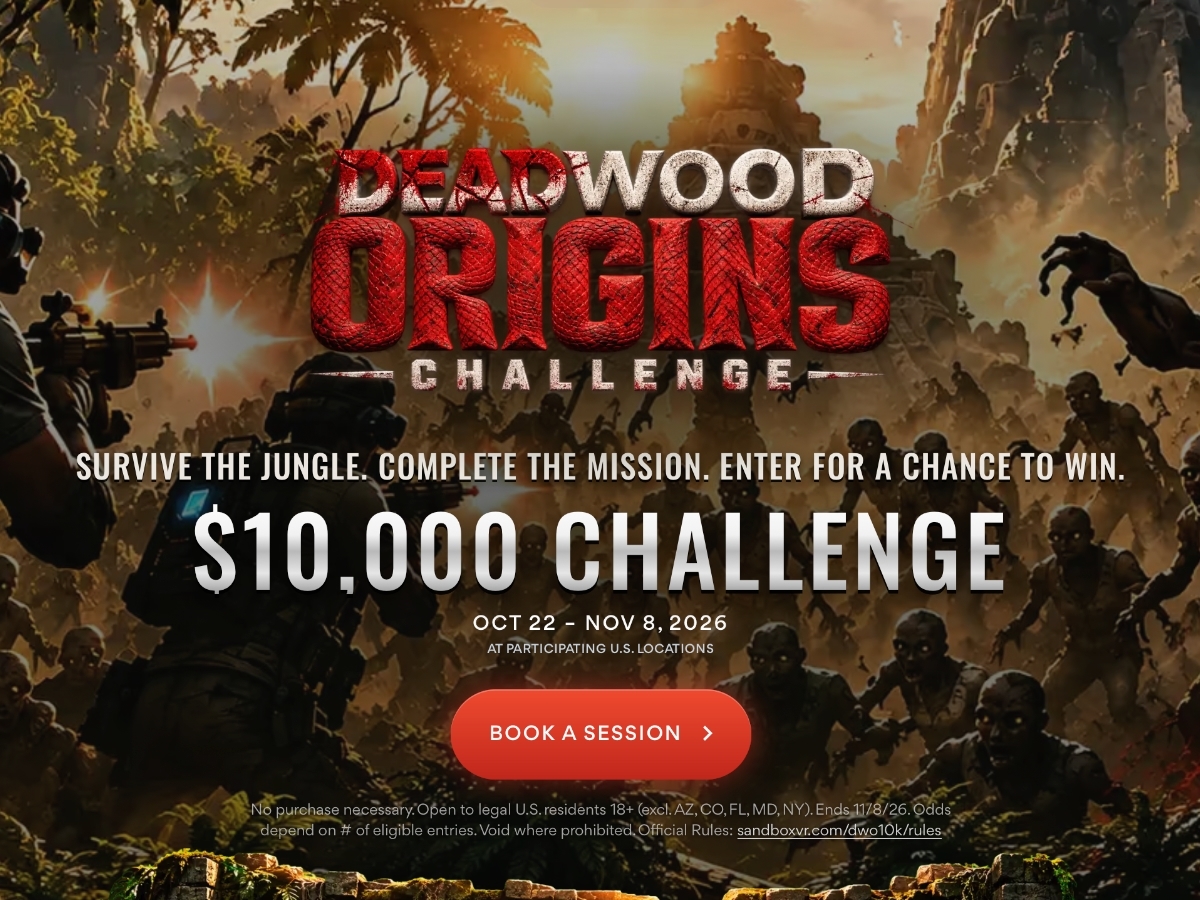 Sale from Sandbox VR: Deadwood Origins $10k Challenge