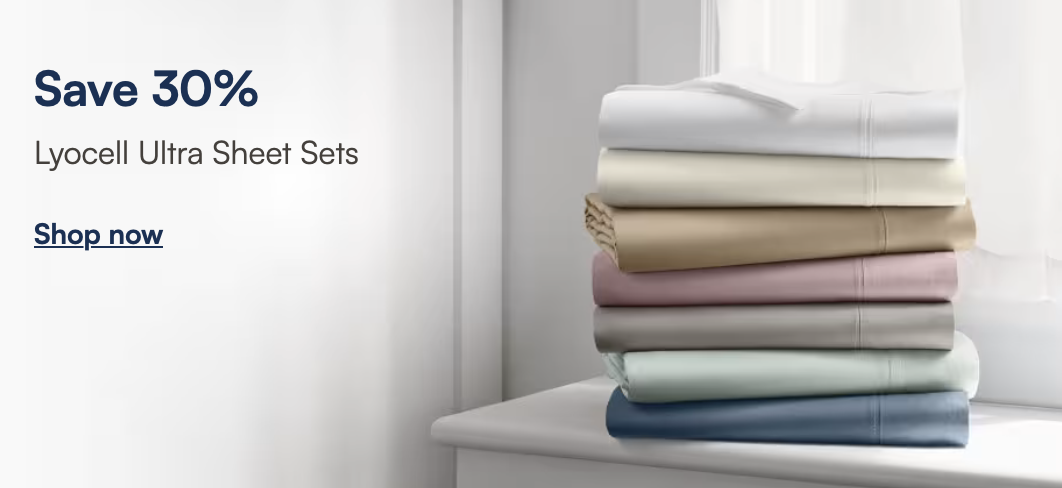 Sale fromSleep Number: Lyocell Sheets 30%