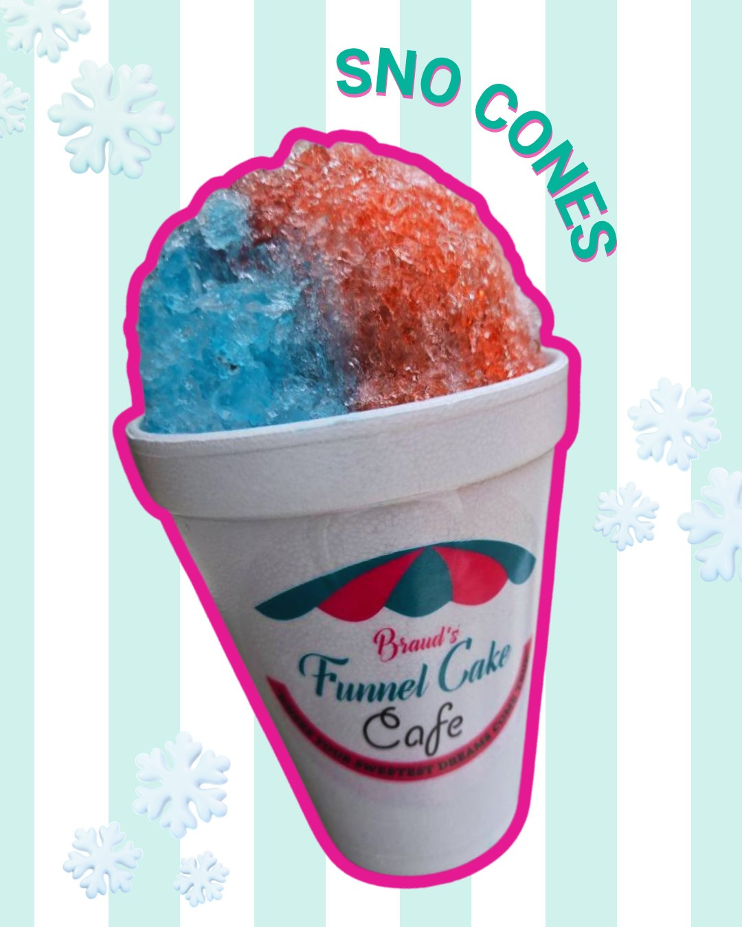Sale fromBraud's Funnel Cake Café: Ice Cold Sno Cones