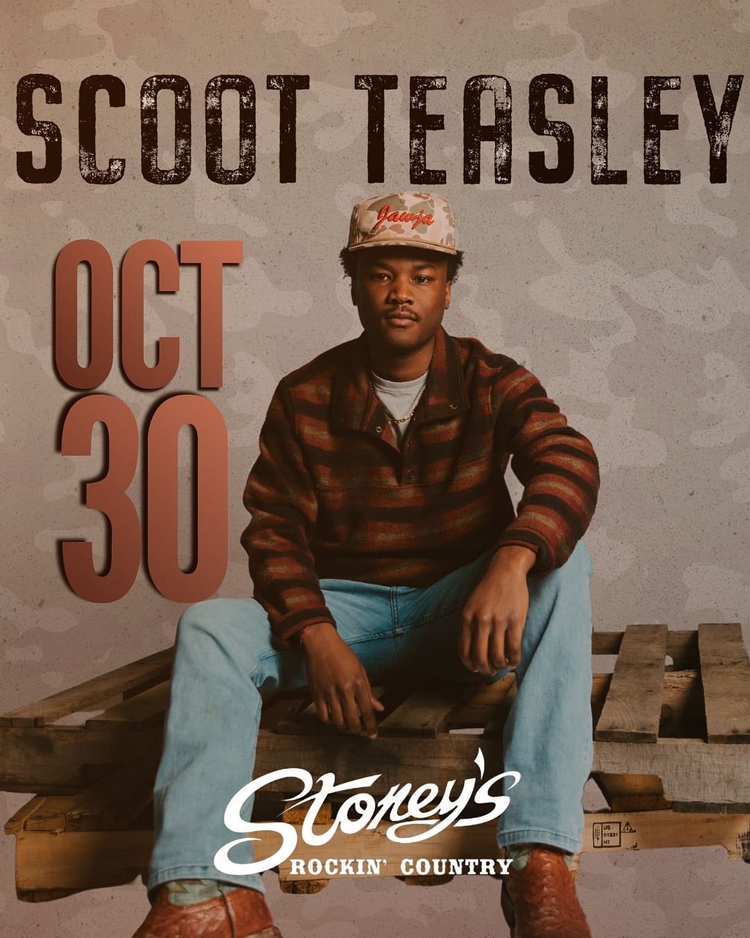 Sale from Stoney's Rockin' Country: Live Music - Scoot Teasley