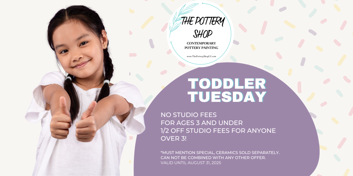 Sale fromThe Pottery Shop: Toddler Tuesdays at The Pottery Shop