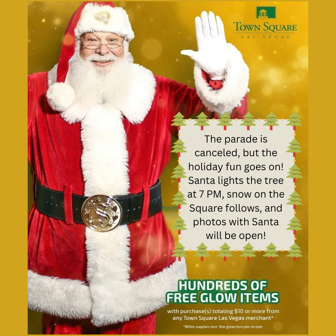 Santa's Arrival and Snow in the Square