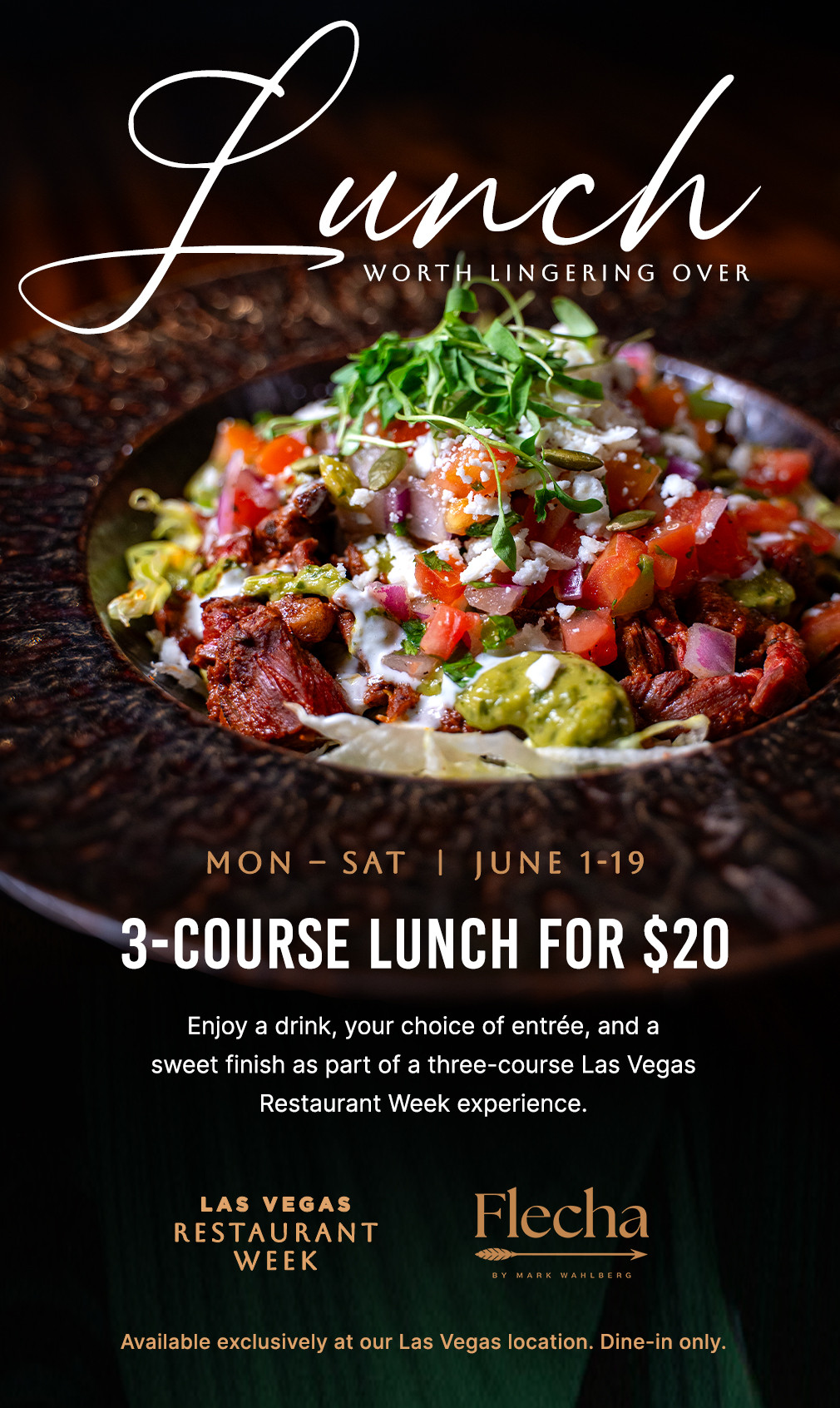Sale fromFlecha by Mark Wahlberg: Lunch Specials