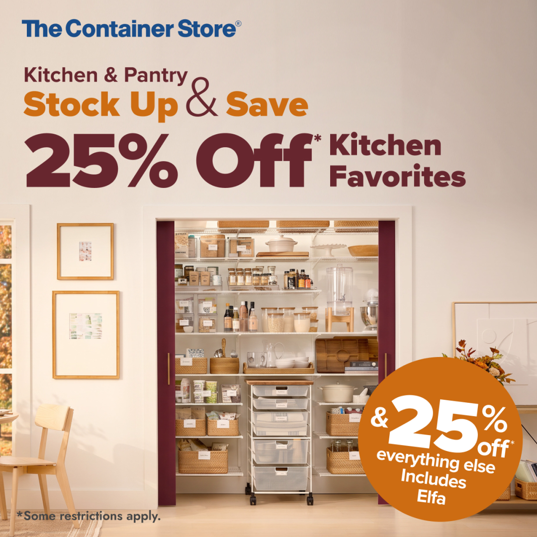 25% Off* Storewide