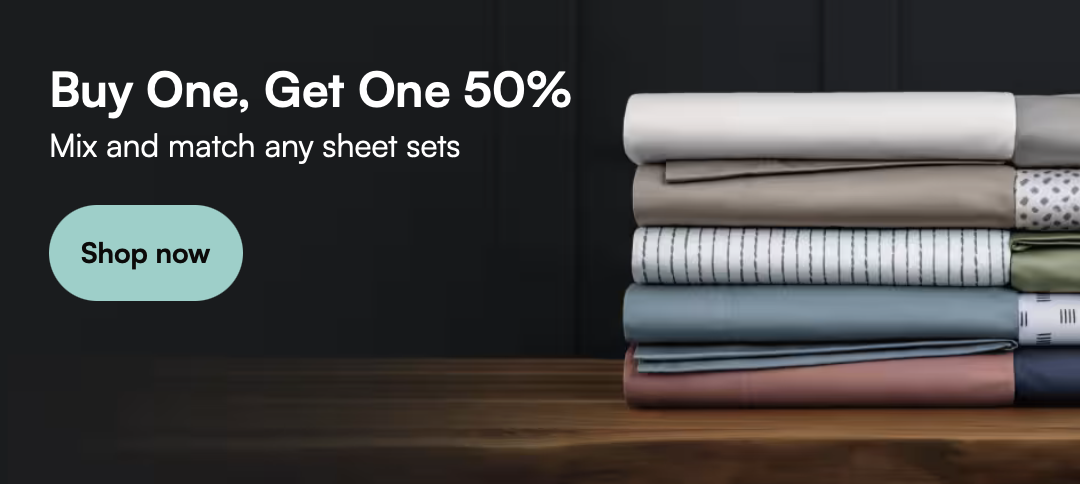 Sale fromSleep Number: All sheets buy one get one 50% off