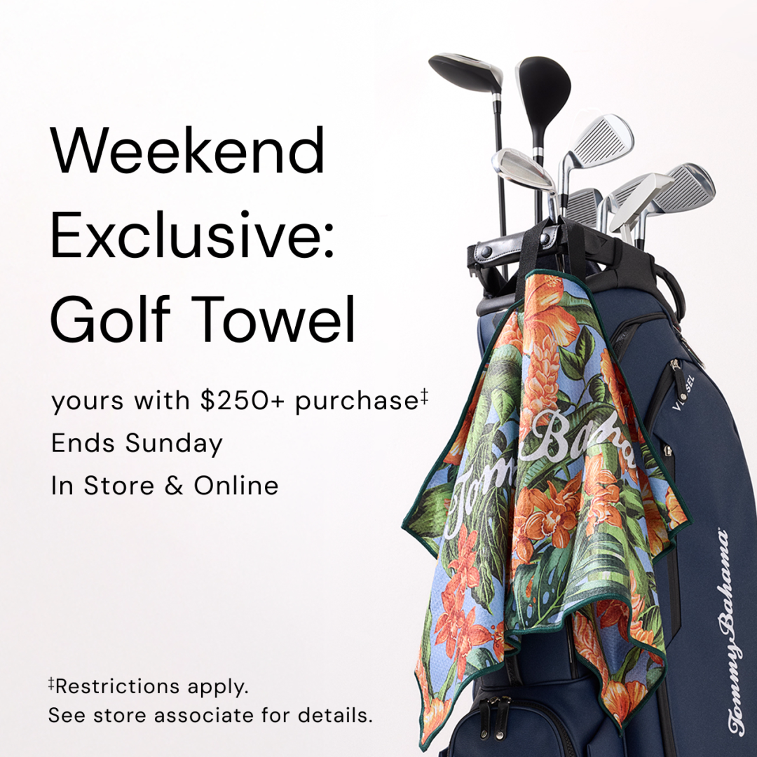 Sale fromTommy Bahama: Get a Golf Towel on Orders $250+*