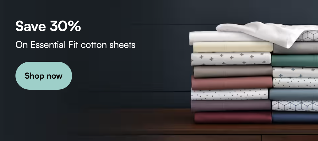 Sale fromSleep Number: Essential Fit Cotton Sheets - 30% off
