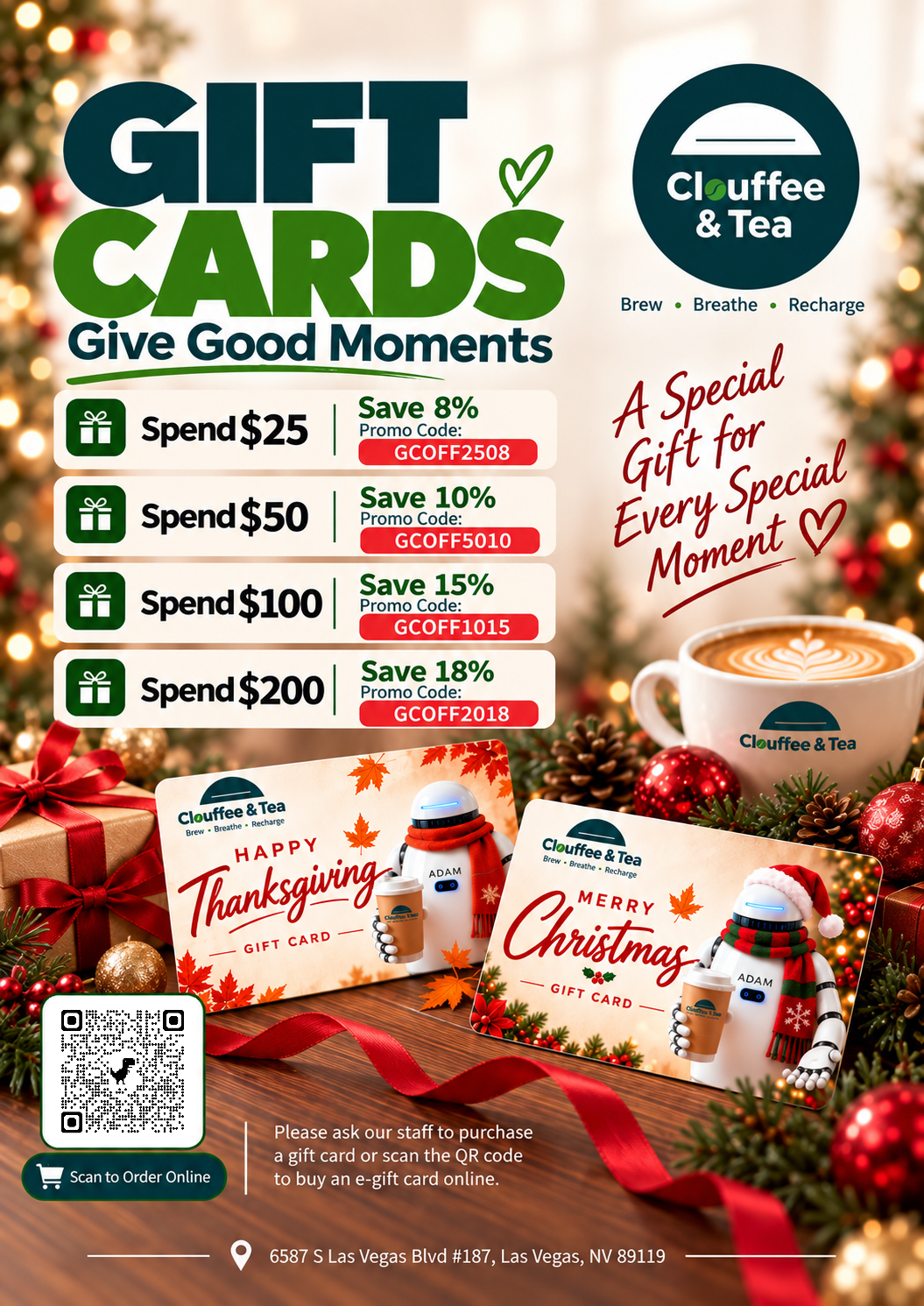 Holiday Gift Cards