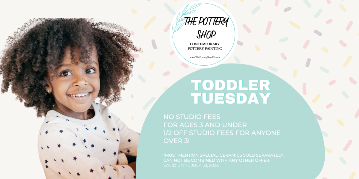 Sale fromThe Pottery Shop: Toddler Tuesdays at The Pottery Shop