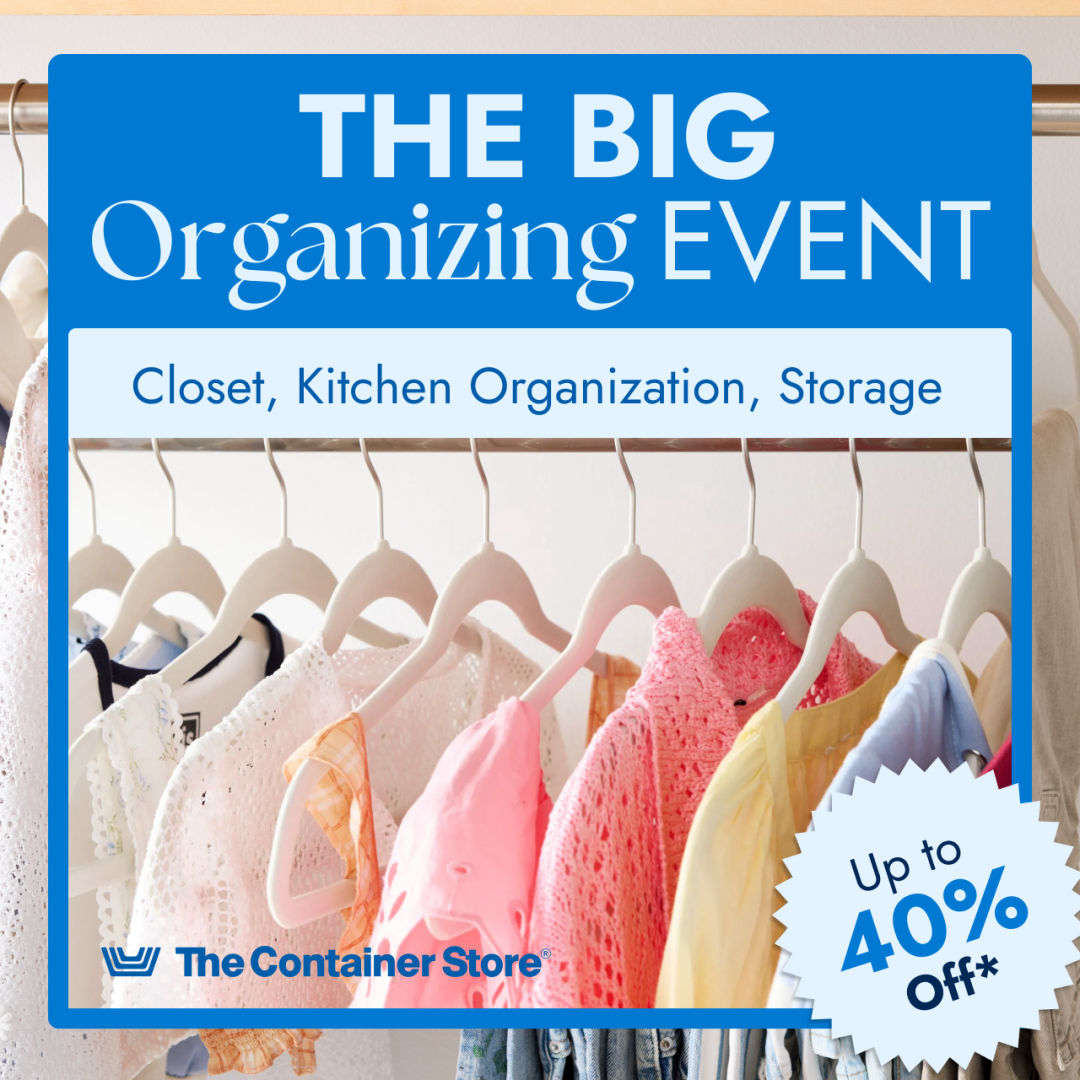 Sale fromThe Container Store: The Big Organizing Event