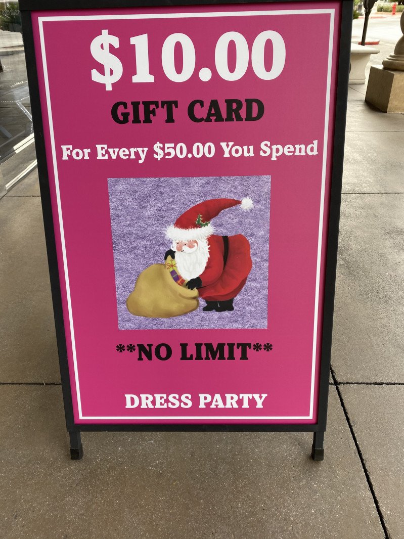 GIFT CARD HOLIDAY EVENT