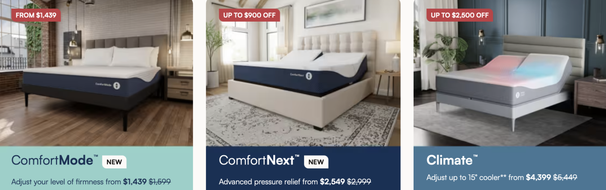 Sale fromSleep Number: Labor Day Promotion