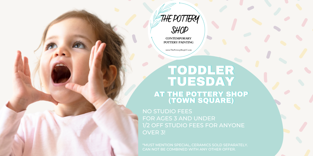 Sale fromThe Pottery Shop: Toddler Tuesdays at The Pottery Shop