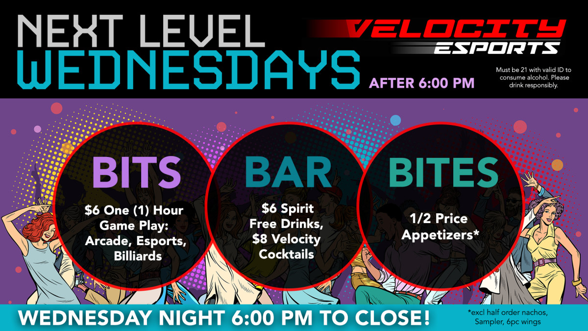 Sale fromVelocity Esports: Next Level Wednesdays