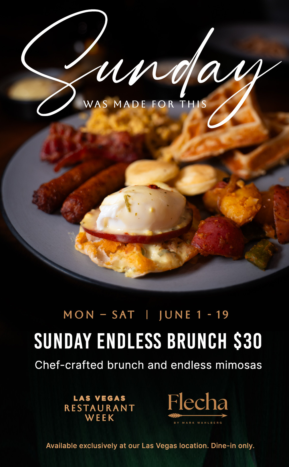 Sale fromFlecha by Mark Wahlberg: Sunday Brunch