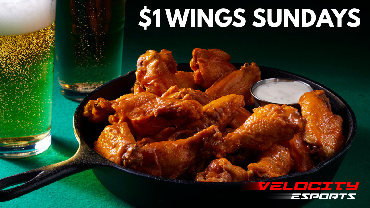 Sale fromVelocity Esports: $1 Wings