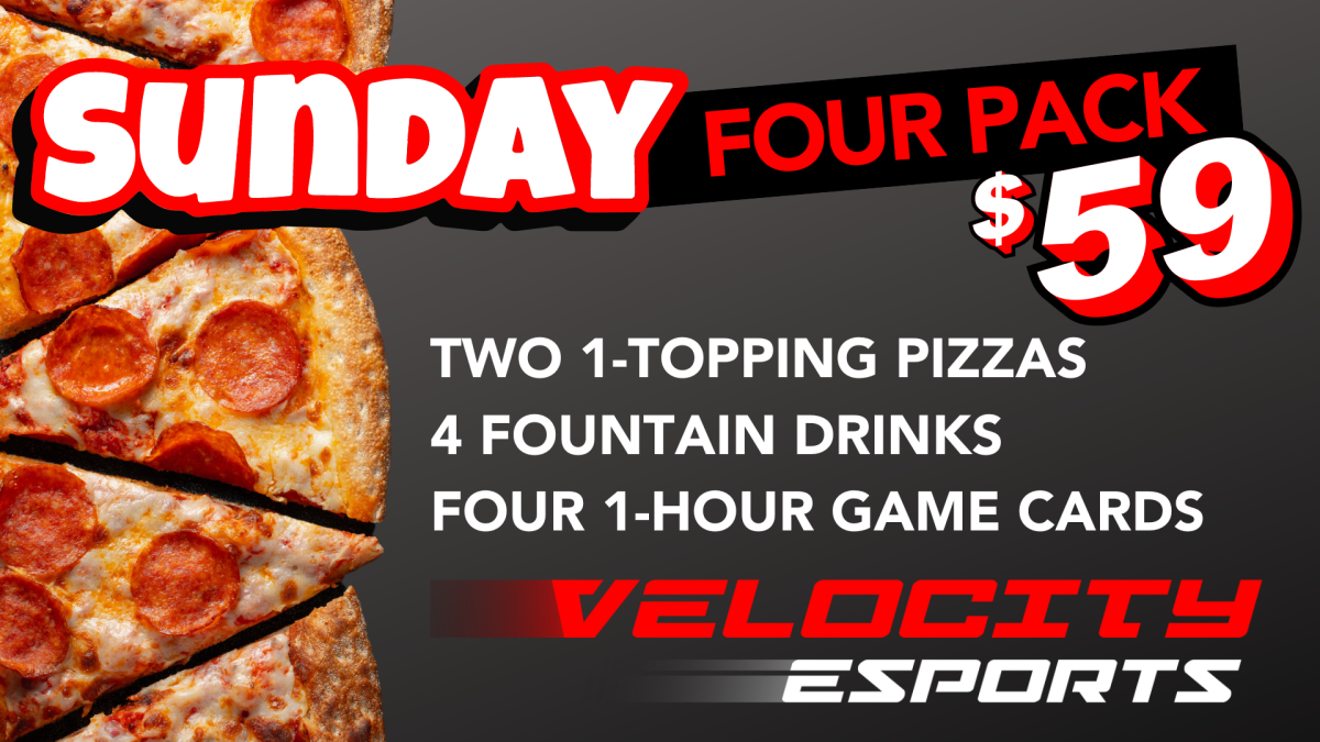 Sale fromVelocity Esports: Sunday Four Pack