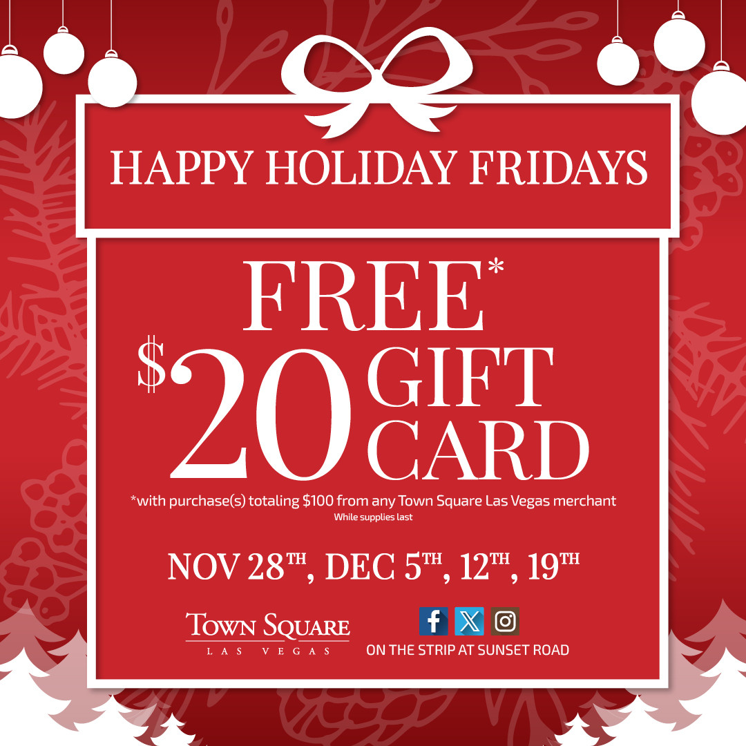 Happy Holiday Fridays at TSLV!