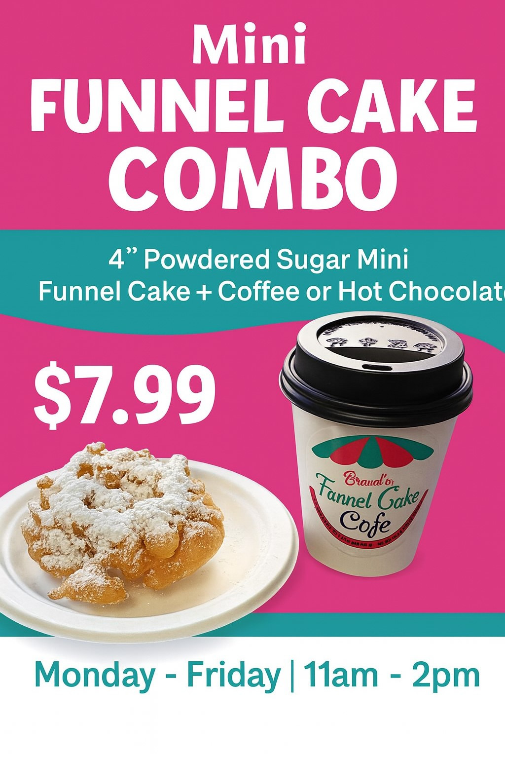 Sale fromBraud's Funnel Cake Café: Just the right amount of sweetness