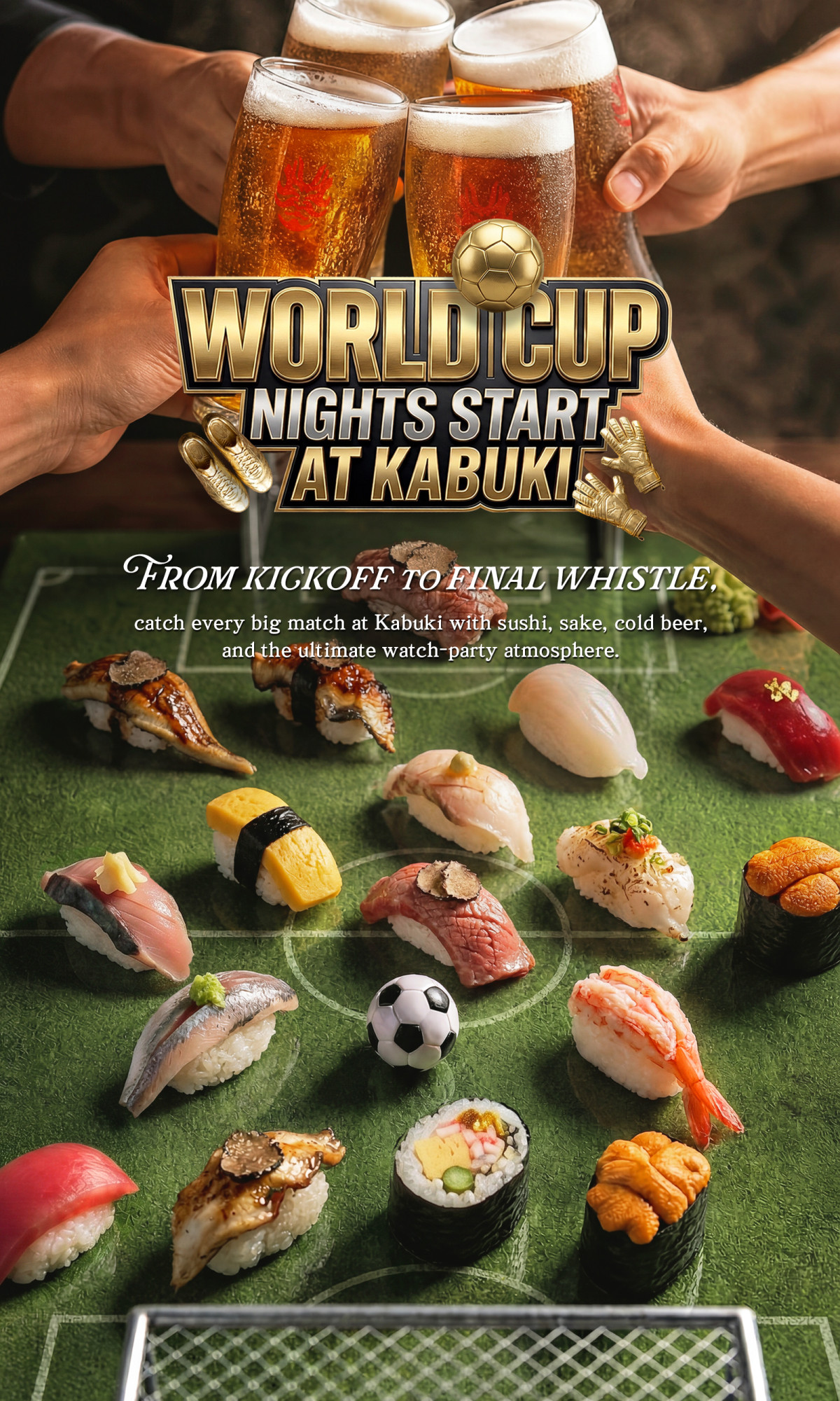Sale fromKabuki Japanese Restaurant: World Cup at KABUKI