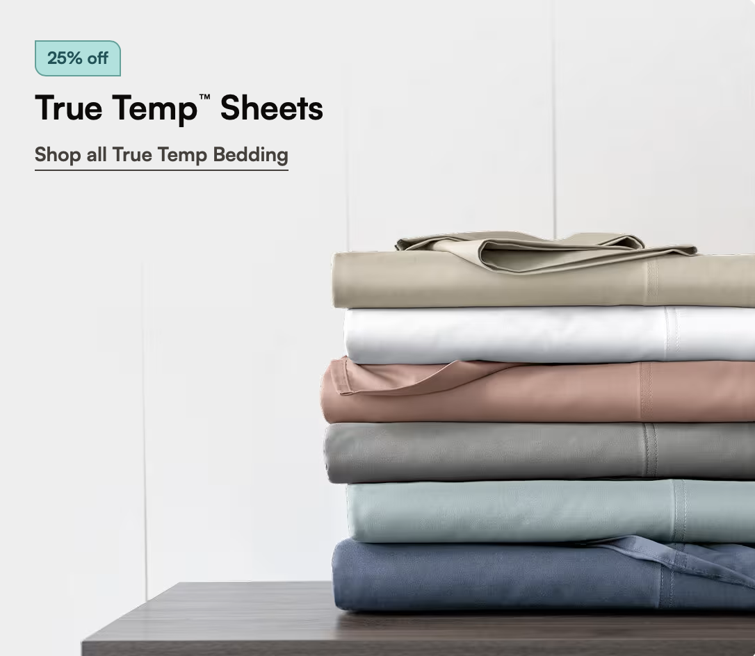 Sale fromSleep Number: Tru Temp Sheets 25% off