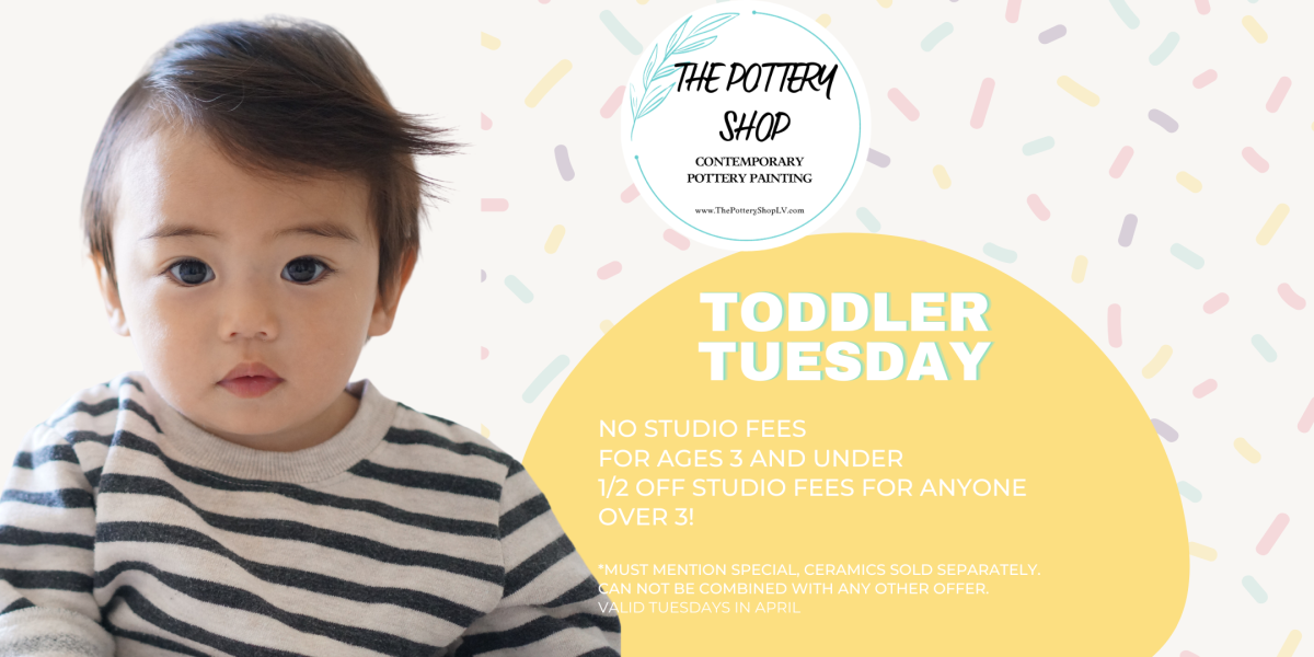 Sale fromThe Pottery Shop: Toddler Tuesdays