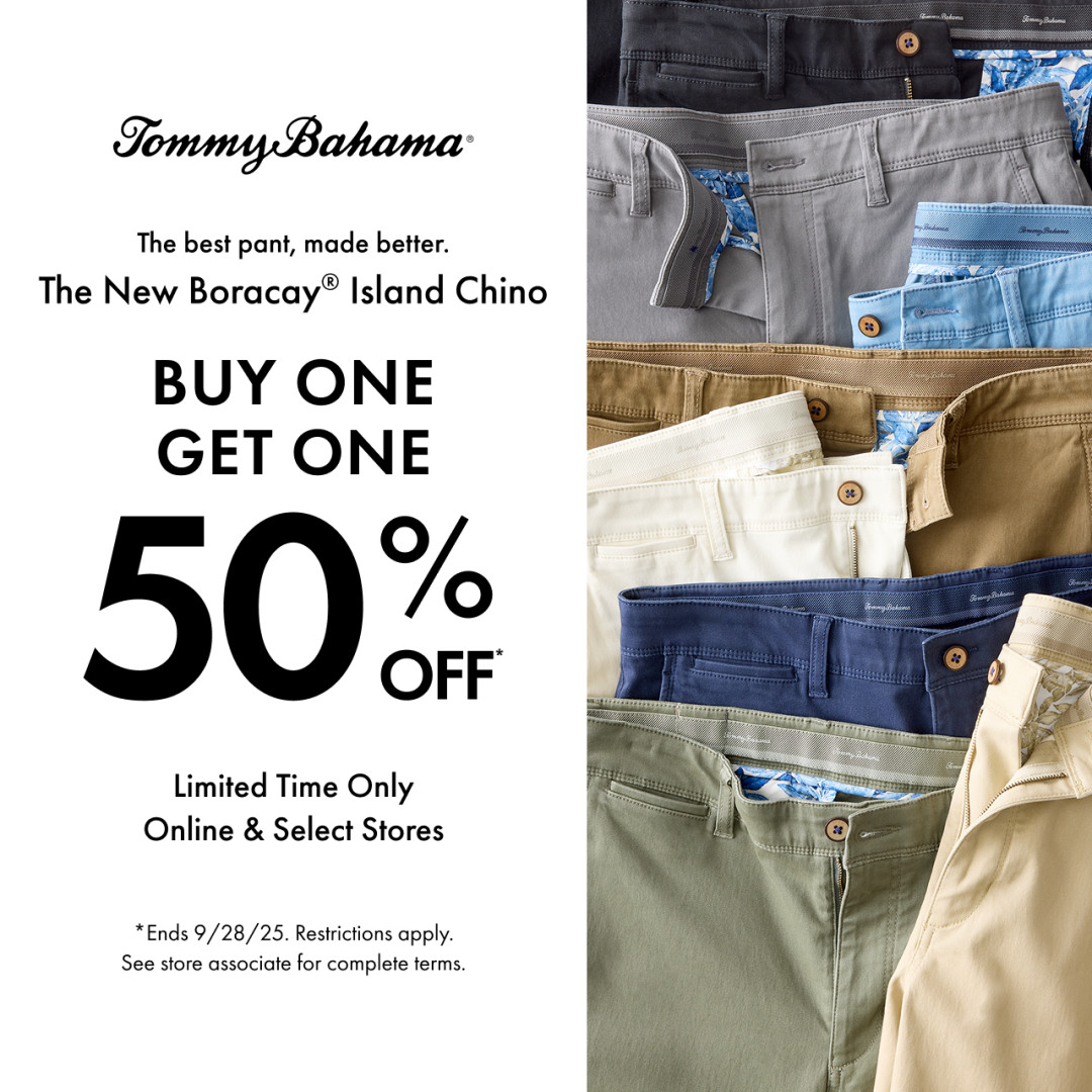 Boracay Island Chino Pant BOGO 50% Off