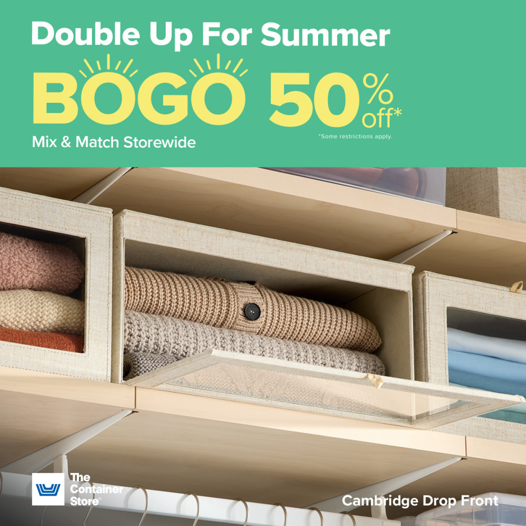 Sale fromThe Container Store: Mix, Match & Save On Your Favorites!