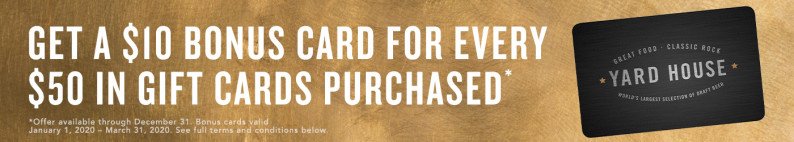 $10 Bonus Card
