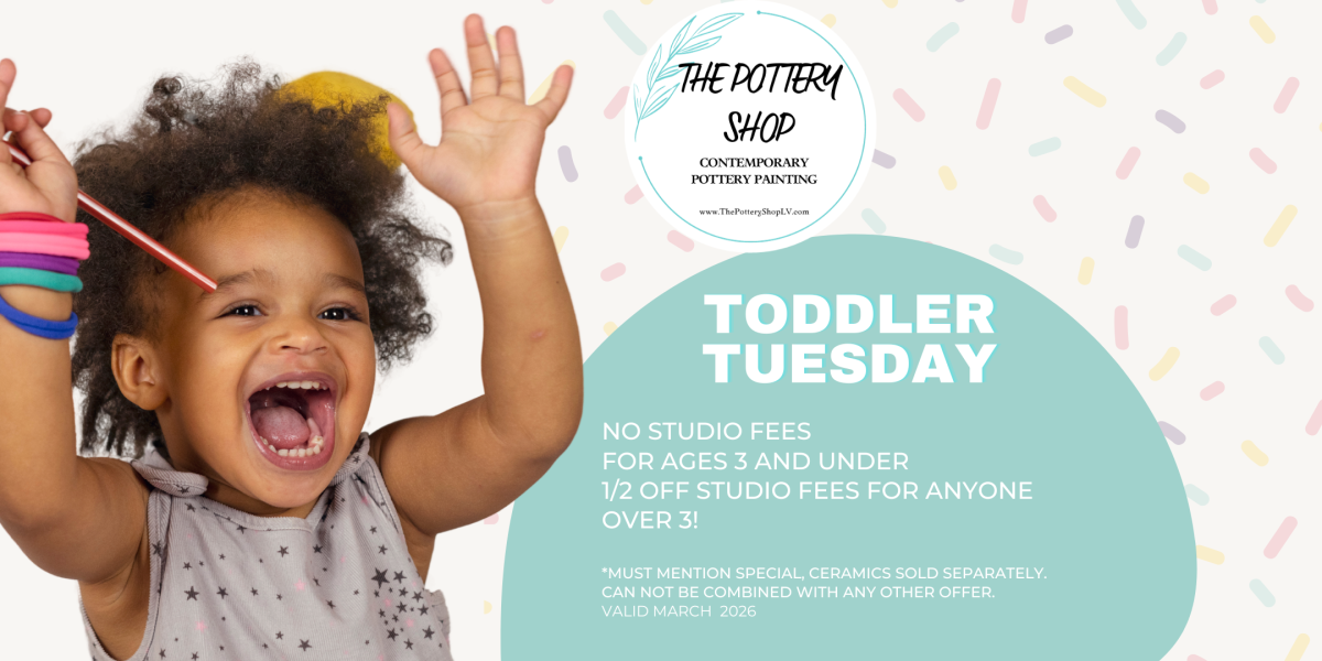 Sale fromThe Pottery Shop: Toddler Tuesdays