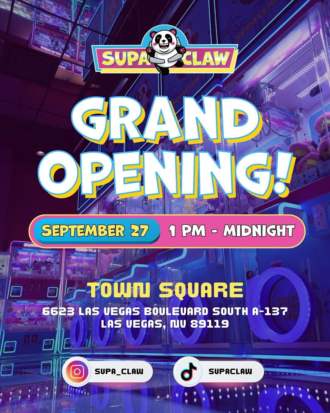 Supa Claw Grand Opening