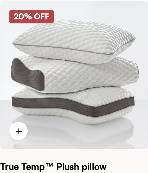 Sale fromSleep Number: Tru Temp Plush Pillow 20% off