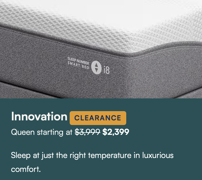 Sale fromSleep Number: Innovation Series - Clearance