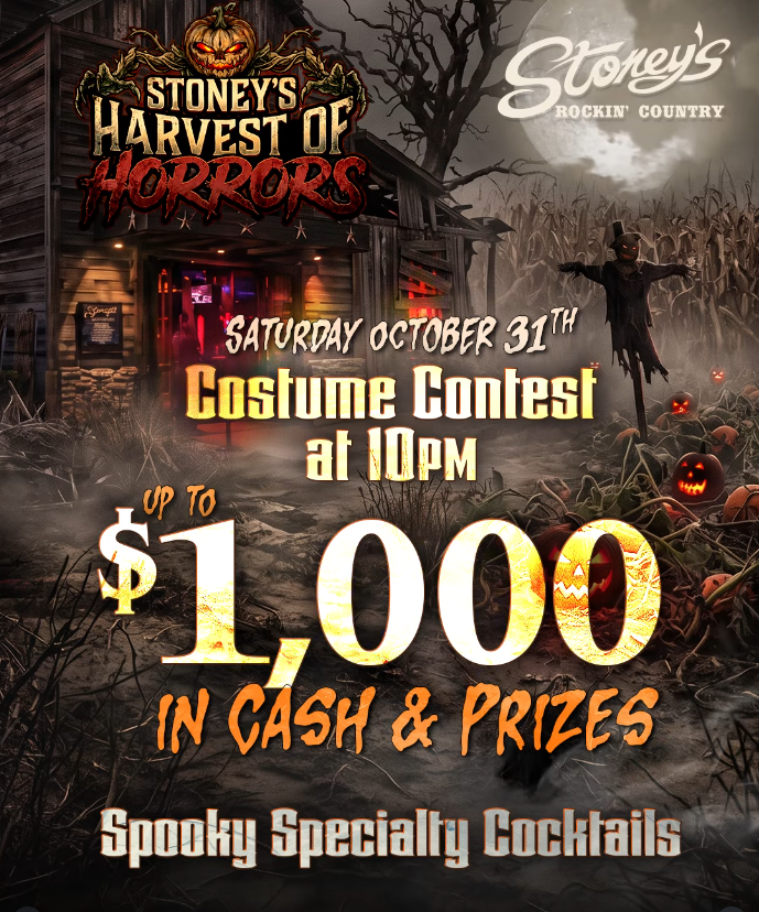 Sale from Stoney's Rockin' Country: Annual Halloween Party